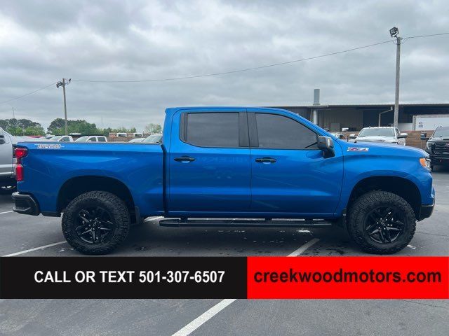 2022 Chevrolet Silverado 1500 LT Trail Boss 4x4 Crew Cab Sunroof Blue LEVELED