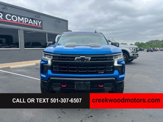 2022 Chevrolet Silverado 1500 LT Trail Boss 4x4 Crew Cab Sunroof Blue LEVELED 2022 Chevrolet Silverado 1500 LT Trail Boss 4x4 Crew Cab Sunroof Blue LEVELED