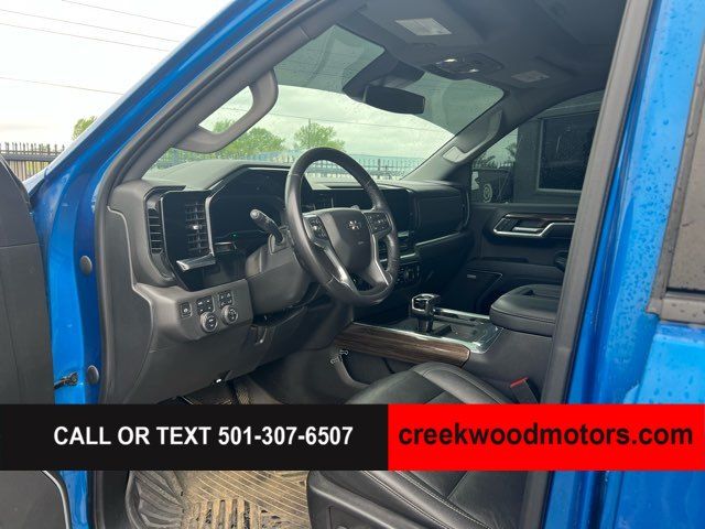 2022 Chevrolet Silverado 1500 LT Trail Boss 4x4 Crew Cab Sunroof Blue LEVELED