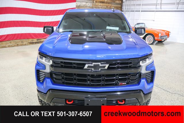 2022 Chevrolet Silverado 1500 LT Trail Boss 4x4 Crew Cab Sunroof Blue LEVELED