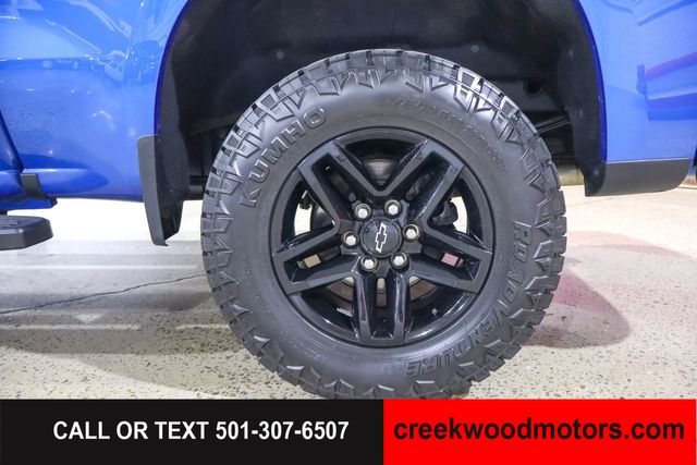 2022 Chevrolet Silverado 1500 LT Trail Boss 4x4 Crew Cab Sunroof Blue LEVELED