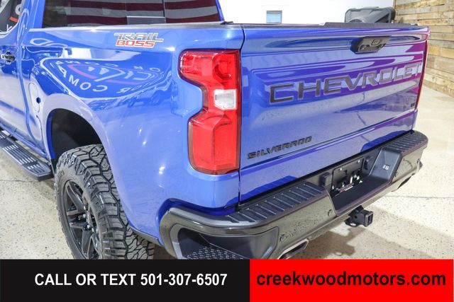 2022 Chevrolet Silverado 1500 LT Trail Boss 4x4 Crew Cab Sunroof Blue LEVELED