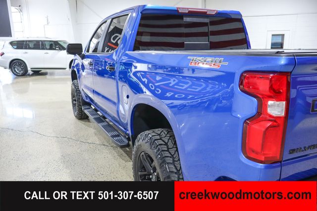 2022 Chevrolet Silverado 1500 LT Trail Boss 4x4 Crew Cab Sunroof Blue LEVELED 2022 Chevrolet Silverado 1500 LT Trail Boss 4x4 Crew Cab Sunroof Blue LEVELED