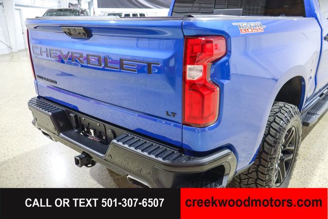 2022 Chevrolet Silverado 1500 LT Trail Boss 4x4 Crew Cab Sunroof Blue LEVELED