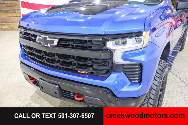 2022 Chevrolet Silverado 1500 LT Trail Boss 4x4 Crew Cab Sunroof Blue LEVELED