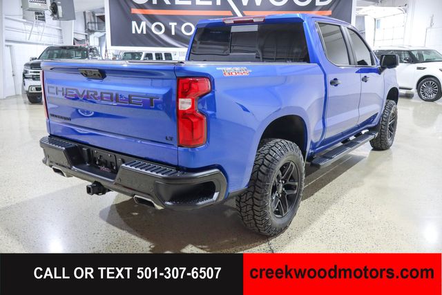 2022 Chevrolet Silverado 1500 LT Trail Boss 4x4 Crew Cab Sunroof Blue LEVELED