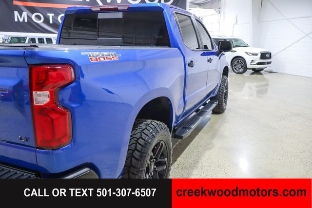 2022 Chevrolet Silverado 1500 LT Trail Boss 4x4 Crew Cab Sunroof Blue LEVELED 2022 Chevrolet Silverado 1500 LT Trail Boss 4x4 Crew Cab Sunroof Blue LEVELED