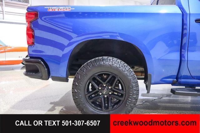 2022 Chevrolet Silverado 1500 LT Trail Boss 4x4 Crew Cab Sunroof Blue LEVELED