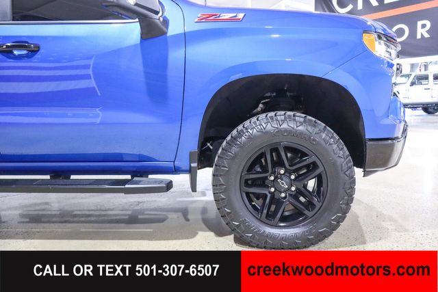 2022 Chevrolet Silverado 1500 LT Trail Boss 4x4 Crew Cab Sunroof Blue LEVELED