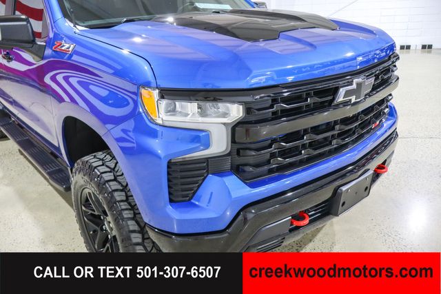 2022 Chevrolet Silverado 1500 LT Trail Boss 4x4 Crew Cab Sunroof Blue LEVELED 2022 Chevrolet Silverado 1500 LT Trail Boss 4x4 Crew Cab Sunroof Blue LEVELED
