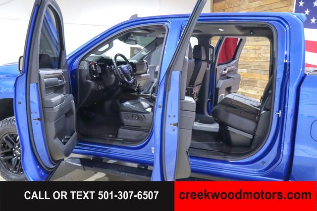 2022 Chevrolet Silverado 1500 LT Trail Boss 4x4 Crew Cab Sunroof Blue LEVELED