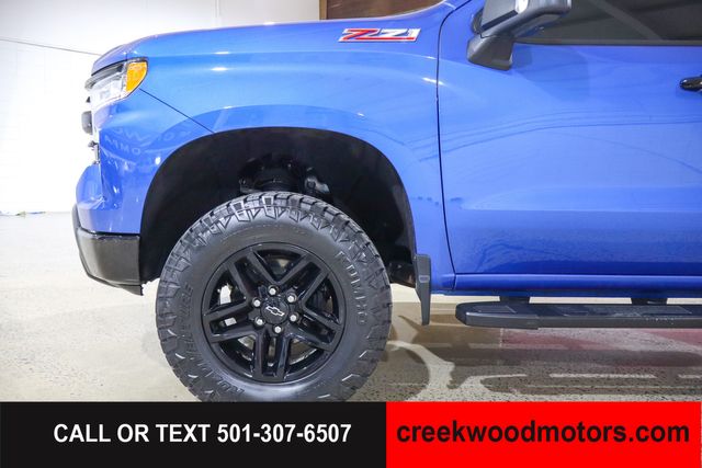 2022 Chevrolet Silverado 1500 LT Trail Boss 4x4 Crew Cab Sunroof Blue LEVELED