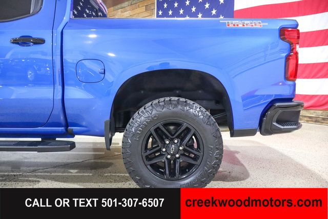 2022 Chevrolet Silverado 1500 LT Trail Boss 4x4 Crew Cab Sunroof Blue LEVELED 2022 Chevrolet Silverado 1500 LT Trail Boss 4x4 Crew Cab Sunroof Blue LEVELED