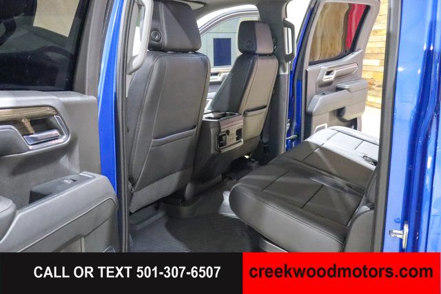 2022 Chevrolet Silverado 1500 LT Trail Boss 4x4 Crew Cab Sunroof Blue LEVELED