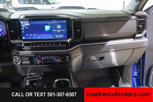 2022 Chevrolet Silverado 1500 LT Trail Boss 4x4 Crew Cab Sunroof Blue LEVELED 2022 Chevrolet Silverado 1500 LT Trail Boss 4x4 Crew Cab Sunroof Blue LEVELED
