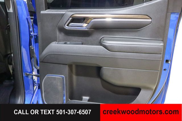 2022 Chevrolet Silverado 1500 LT Trail Boss 4x4 Crew Cab Sunroof Blue LEVELED