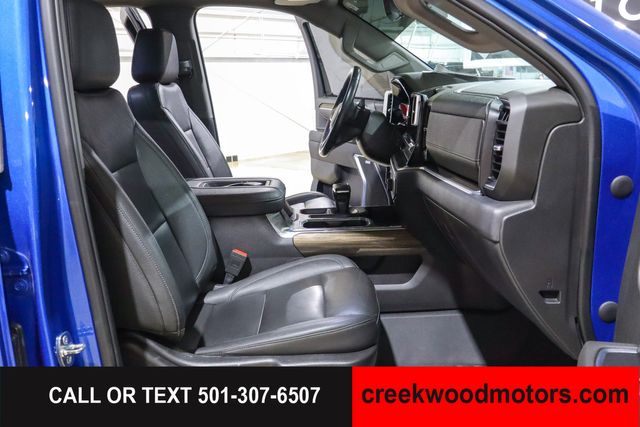 2022 Chevrolet Silverado 1500 LT Trail Boss 4x4 Crew Cab Sunroof Blue LEVELED
