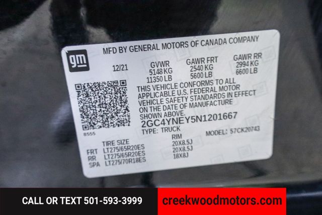 2022 Chevrolet Silverado 2500HD LT Z71 4x4 Duramax Diesel Black 1 Owner Financing