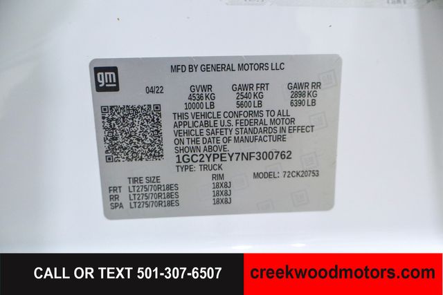 2022 Chevrolet Silverado 2500HD LTZ 4x4 6.6 Duramax Diesel Allison Financing White 2022 Chevrolet Silverado 2500HD LTZ 4x4 6.6 Duramax Diesel Allison Financing White