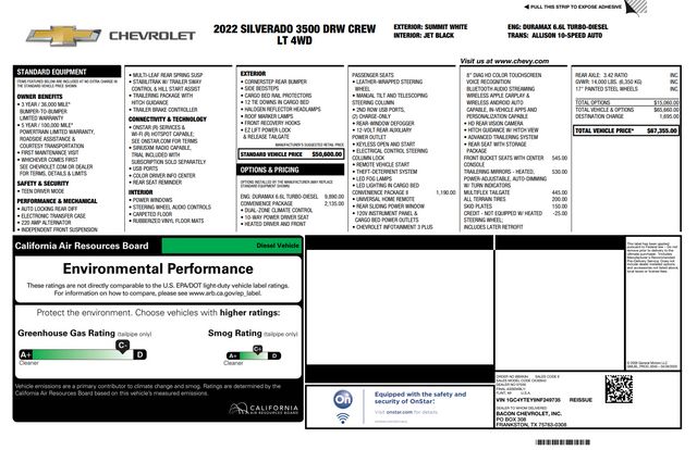 2022 Chevrolet Silverado 3500HD LT 2022 Chevrolet Silverado 3500HD LT