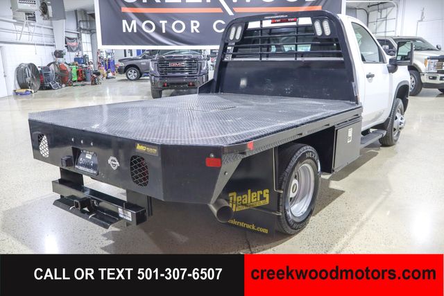 2022 Chevrolet Silverado 3500HD CC FLATBED Dually 4x4 Duramax Diesel Allison 1 Owner