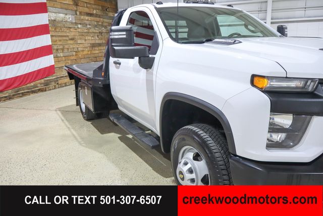 2022 Chevrolet Silverado 3500HD CC FLATBED Dually 4x4 Duramax Diesel Allison 1 Owner