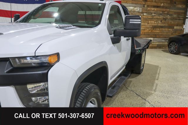 2022 Chevrolet Silverado 3500HD CC FLATBED Dually 4x4 Duramax Diesel Allison 1 Owner