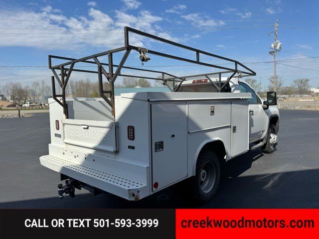 2022 Chevrolet Silverado 3500HD Chassis REG Cab 4x4 GAS UTILITY BED Financing White NICE