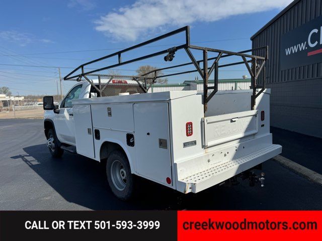 2022 Chevrolet Silverado 3500HD Chassis REG Cab 4x4 GAS UTILITY BED Financing White NICE