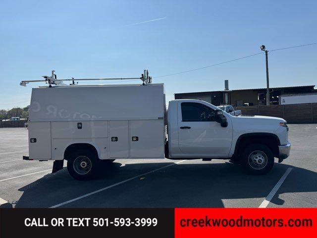 2022 Chevrolet Silverado 3500HD Chassis Cab WT REG CAB GAS Utility Bed 1 Owner White Financing