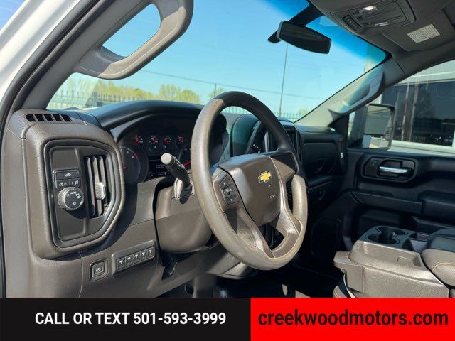 2022 Chevrolet Silverado 3500HD Chassis Cab WT REG CAB GAS Utility Bed 1 Owner White Financing
