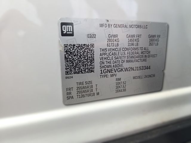 2022 Chevrolet TRAVERSE LT 2022 Chevrolet TRAVERSE LT