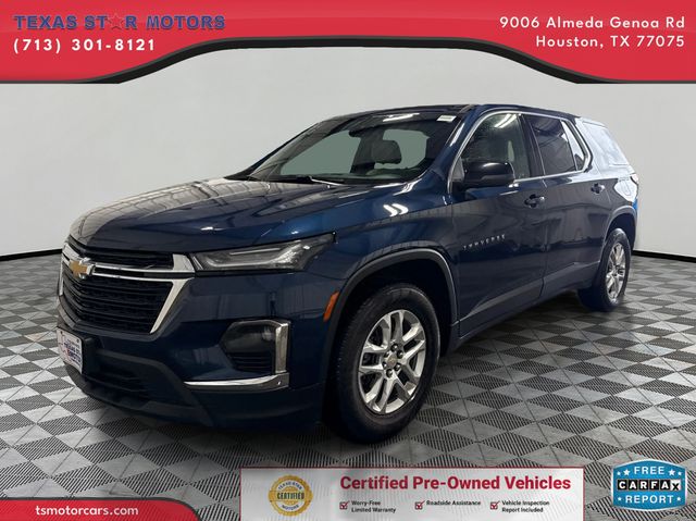 2022 Chevrolet TRAVERSE LS | Houston, TX | Texas Star Motors 2022 Chevrolet TRAVERSE LS | Houston, TX | Texas Star Motors