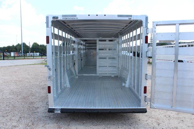 2022 Featherlite 8127 - 32' GN Livestock, 2 Cut Gates w/ sliders, Tandem 8Ks | CONROE, TX | SportChassis/ Featherlite Trailers of Texas 2022 Featherlite 8127 - 32' GN Livestock, 2 Cut Gates w/ sliders, Tandem 8Ks | CONROE, TX | SportChassis/ Featherlite Trailers of Texas