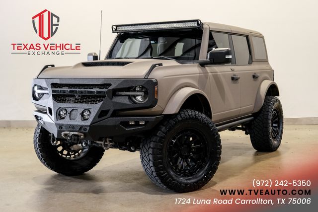 2022 Ford Bronco Wildtrak 4X4,DUPONT KEVLAR,LIFTED,BUMPERS,LED'S | Carrollton, TX | Texas Vehicle Exchange