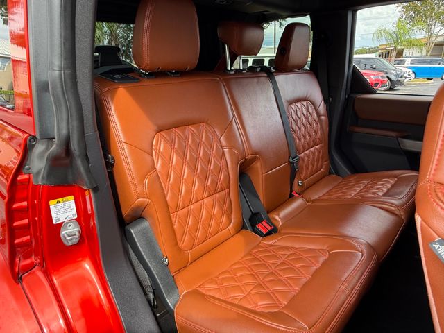 2022 Ford Bronco V6 HOT PEPPER OBX LUX LEATHER 5" LIFT 37"s DV8 OCD | Plant City, FL | psv5 DEMO - Bayshore Automotive 2022 Ford Bronco V6 HOT PEPPER OBX LUX LEATHER 5" LIFT 37"s DV8 OCD | Plant City, FL | psv5 DEMO - Bayshore Automotive