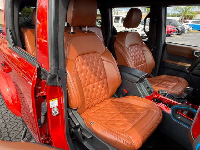 2022 Ford Bronco V6 HOT PEPPER OBX LUX LEATHER 5" LIFT 37"s DV8 OCD | Plant City, FL | psv5 DEMO - Bayshore Automotive 2022 Ford Bronco V6 HOT PEPPER OBX LUX LEATHER 5" LIFT 37"s DV8 OCD | Plant City, FL | psv5 DEMO - Bayshore Automotive