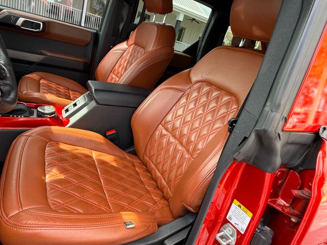 2022 Ford Bronco V6 HOT PEPPER OBX LUX LEATHER 5" LIFT 37"s DV8 OCD | Plant City, FL | psv5 DEMO - Bayshore Automotive