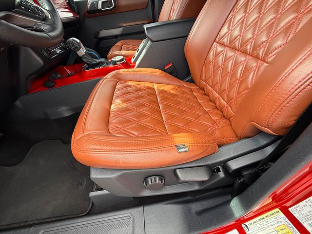 2022 Ford Bronco V6 HOT PEPPER OBX LUX LEATHER 5" LIFT 37"s DV8 OCD | Plant City, FL | psv5 DEMO - Bayshore Automotive