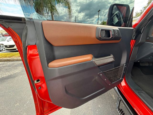 2022 Ford Bronco V6 HOT PEPPER OBX LUX LEATHER 5" LIFT 37"s DV8 OCD | Plant City, FL | psv5 DEMO - Bayshore Automotive 2022 Ford Bronco V6 HOT PEPPER OBX LUX LEATHER 5" LIFT 37"s DV8 OCD | Plant City, FL | psv5 DEMO - Bayshore Automotive