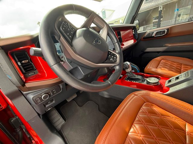 2022 Ford Bronco V6 HOT PEPPER OBX LUX LEATHER 5" LIFT 37"s DV8 OCD | Plant City, FL | psv5 DEMO - Bayshore Automotive