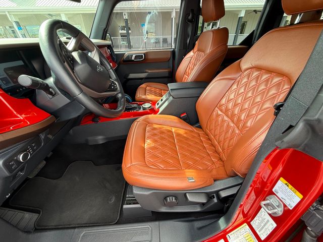 2022 Ford Bronco V6 HOT PEPPER OBX LUX LEATHER 5" LIFT 37"s DV8 OCD | Plant City, FL | psv5 DEMO - Bayshore Automotive