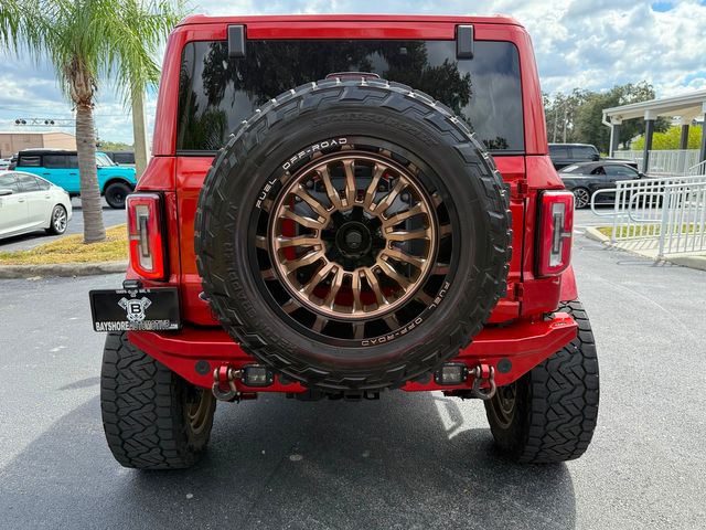 2022 Ford Bronco V6 HOT PEPPER OBX LUX LEATHER 5" LIFT 37"s DV8 OCD | Plant City, FL | psv5 DEMO - Bayshore Automotive