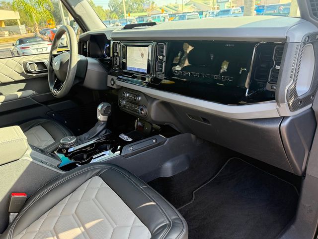 2022 Ford Bronco V6 SATIN BLACK BAYSHORE BRONCO LIFTED LEATHER 37"s | Plant City, FL | psv5 DEMO - Bayshore Automotive 2022 Ford Bronco V6 SATIN BLACK BAYSHORE BRONCO LIFTED LEATHER 37"s | Plant City, FL | psv5 DEMO - Bayshore Automotive