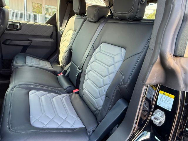 2022 Ford Bronco V6 SATIN BLACK BAYSHORE BRONCO LIFTED LEATHER 37"s | Plant City, FL | psv5 DEMO - Bayshore Automotive 2022 Ford Bronco V6 SATIN BLACK BAYSHORE BRONCO LIFTED LEATHER 37"s | Plant City, FL | psv5 DEMO - Bayshore Automotive