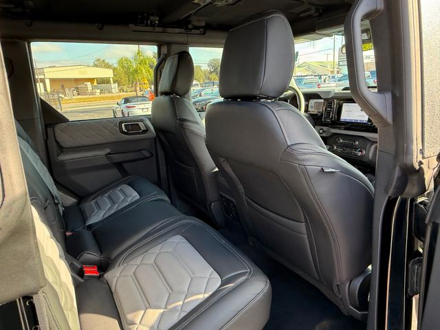 2022 Ford Bronco V6 SATIN BLACK BAYSHORE BRONCO LIFTED LEATHER 37"s | Plant City, FL | psv5 DEMO - Bayshore Automotive