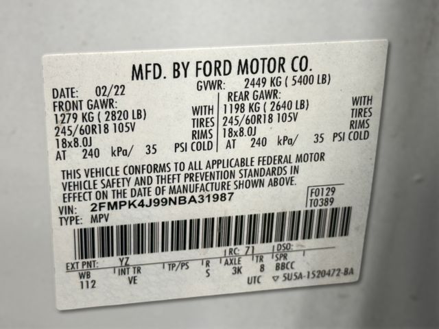 2022 Ford Edge SEL 2022 Ford Edge SEL