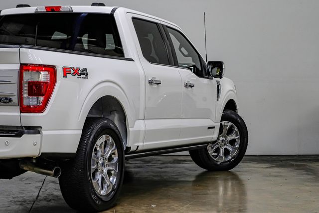 2022 Ford F-150 Platinum FX4 STAR WHITE Pro Power 7.2KW PANO ROOF | Dallas, TX | East Dallas Diesel