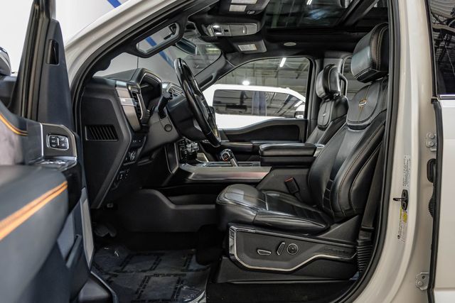 2022 Ford F-150 Platinum FX4 STAR WHITE Pro Power 7.2KW PANO ROOF | Dallas, TX | East Dallas Diesel