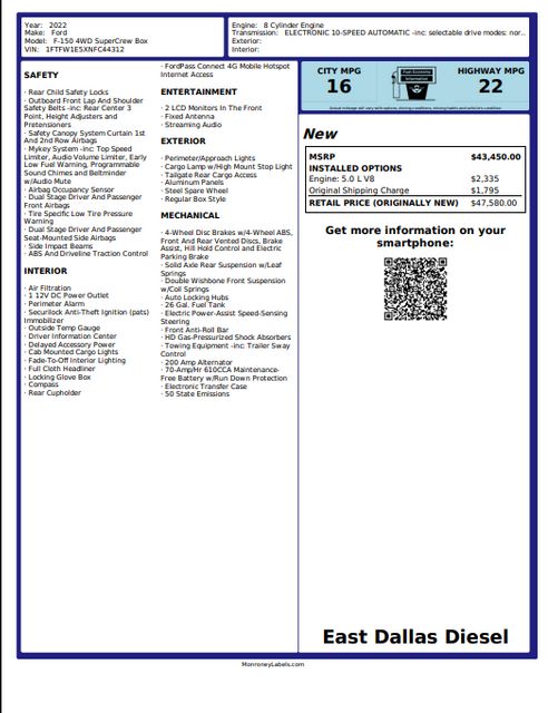 2022 Ford F-150 Lariat | Dallas, TX | East Dallas Diesel 2022 Ford F-150 Lariat | Dallas, TX | East Dallas Diesel